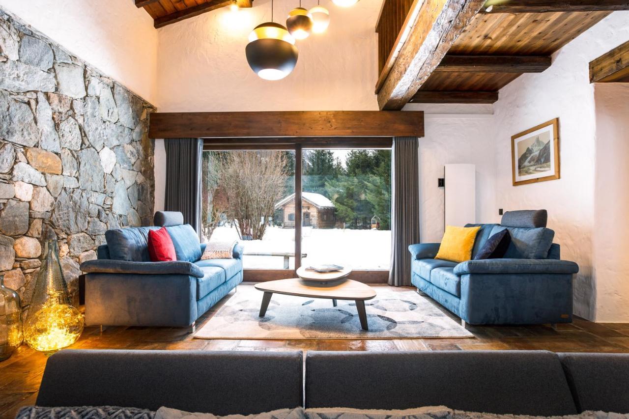 Chalet Les Praz - 280Sqm - Sauna Cinema Fitness - 5 Bedrooms In Heart Of Les Praz - By Cozee Rentals Chamonix Kültér fotó