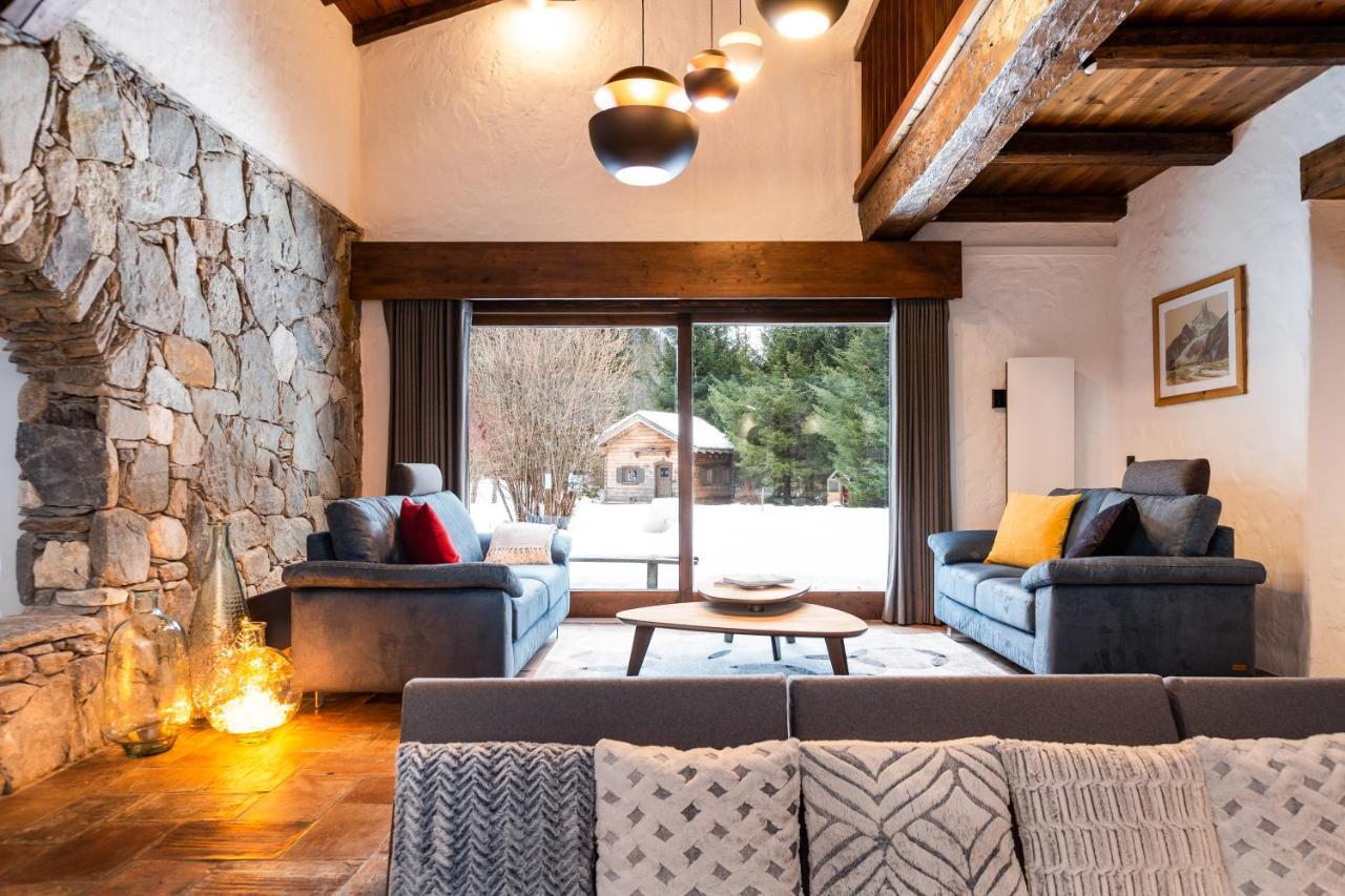 Chalet Les Praz - 280Sqm - Sauna Cinema Fitness - 5 Bedrooms In Heart Of Les Praz - By Cozee Rentals Chamonix Kültér fotó