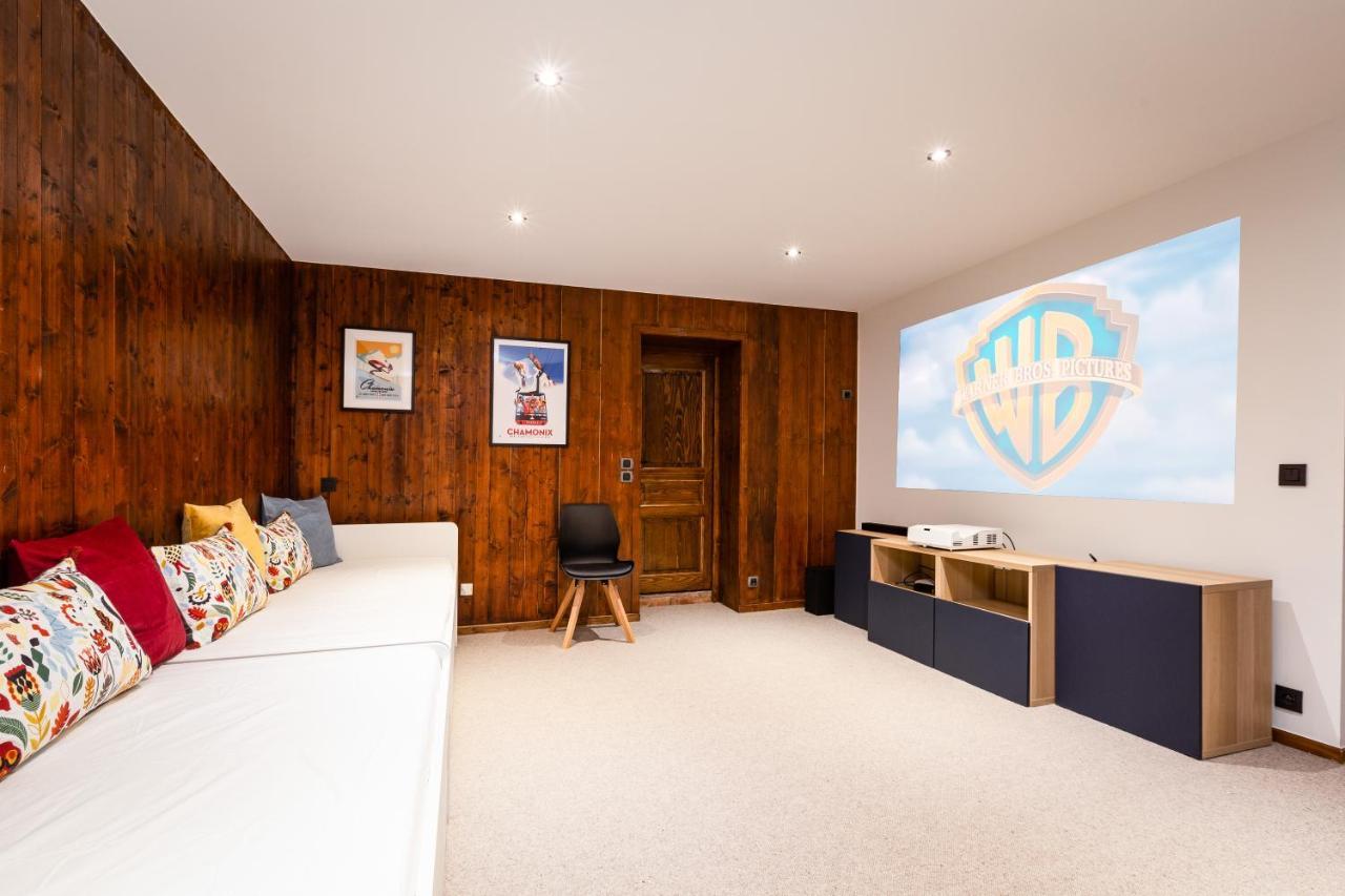 Chalet Les Praz - 280Sqm - Sauna Cinema Fitness - 5 Bedrooms In Heart Of Les Praz - By Cozee Rentals Chamonix Kültér fotó