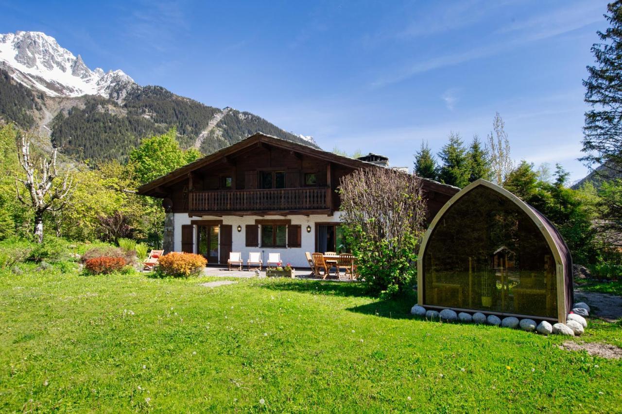 Chalet Les Praz - 280Sqm - Sauna Cinema Fitness - 5 Bedrooms In Heart Of Les Praz - By Cozee Rentals Chamonix Kültér fotó