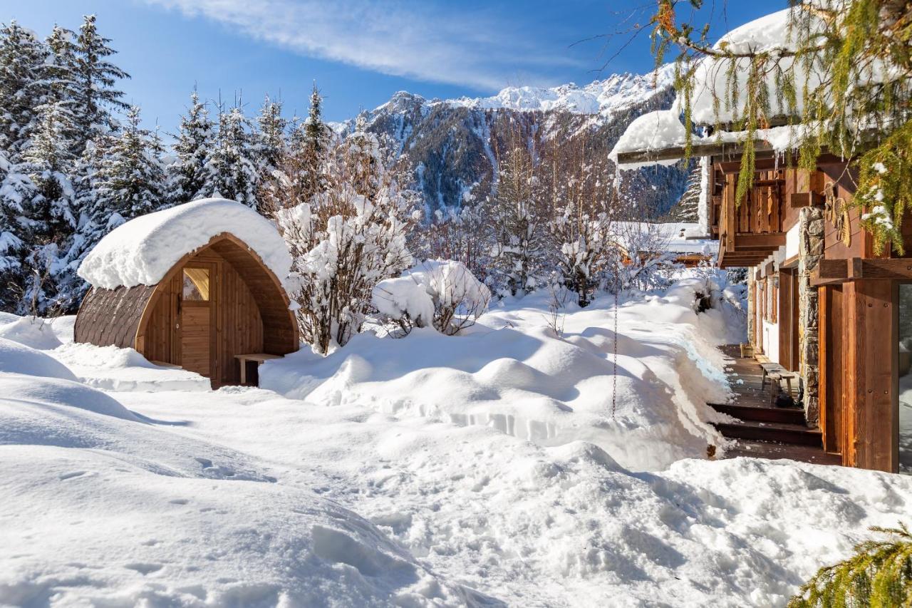 Chalet Les Praz - 280Sqm - Sauna Cinema Fitness - 5 Bedrooms In Heart Of Les Praz - By Cozee Rentals Chamonix Kültér fotó